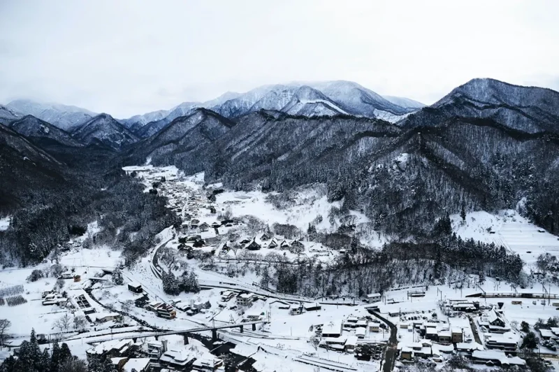 Pemandangan alam di wilayah Tohoku.