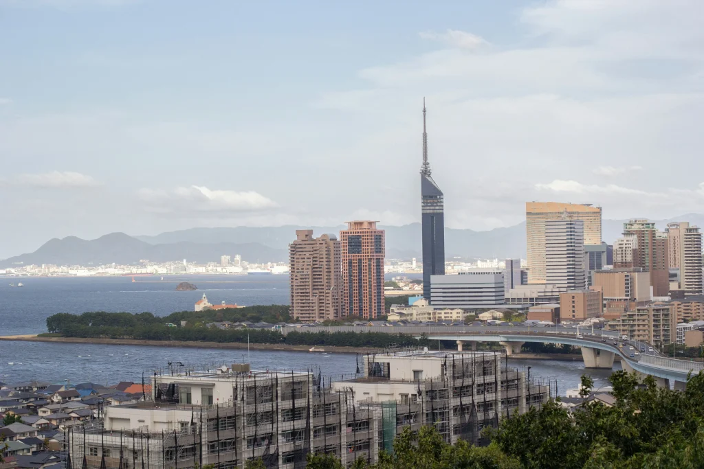 Pemandangan alam di wilayah Kyushu.